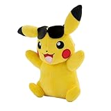 Pokemon Pikachu with Sunglasses Accy, Plüschtier 20 cm