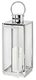 Laterne 9,5X 10,5 x 28cm Gartenlaterne Metall Windlicht Laternen Deko...
