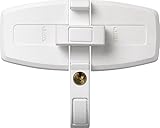 ABUS Fenster-Zusatzsicherung DFS95 AL0145 - Sicherung für Doppelflügelfenster,...