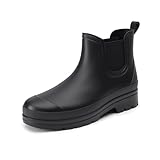 Bruno Marc Gummistiefel Herren Halbhoch Chelsea Boots Arbeitsschuhe wasserdichte...