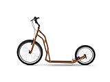 Yedoo S2016 Tretroller - bis 150 kg, Kickscooter mit Luftreifen 20/16 - für...