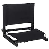 REDCAMP Stadionsitz für Tribünen mit Rückenlehne & Tasche, EXTRA Dicke...