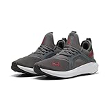 PUMA Unisex SOFTRIDE ENZO 5 Straßen-Laufschuh, COOL Dark Gray-for All TIME RED...