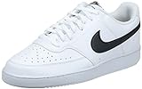 Nike Herren Court Vision Low Better Basketballschuh, White Black White, 46 EU