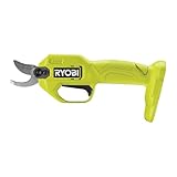 RYOBI 18 V ONE+ Akku-Gartenschere RY18SCA-0 (25 mm Schnittkapazität, 2,5...