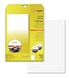 SIGEL LA505 CD-/DVD-Etiketten selbstklebend, bedruckbar, weiß, blickdicht, 50...