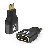 vgggrd 2 Stück Mini HDMI Adapter 8K@60Hz Kupplung Kabel Verbinder HDMI 2.1 ARC...