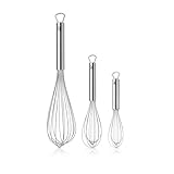 WMF Profi Plus Schneebesen Set 3-teilig, Schneebesen Edelstahl teilmattiert,...