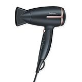 Beurer HC 25 Reise-Haartrockner mit Ionenfunktion, leistungsstarker Föhn, für...