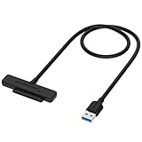 Sabrent SATA USB Adapter SSD HDD 2,5 Zoll Festplattenadapter USB, 5Gbps Data...