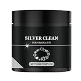 Silver Clean Eintauchreiniger, 100ml Silber Schmuck Reinigungsmittel, Effektiver...