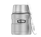 Thermos STAINLESS KING Thermobehälter für Essen silber 0,47l - Edelstahl,...