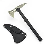 KHU Camping Axt Überlebensbeil Axt mit Scheide - Nylon Fiber Griff für Outdoor...