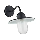 Lindby Wandleuchte außen Filip (spritzwassergeschützt (Retro, Vintage Antik)...