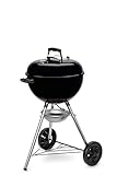 Weber Original Kettle E-4710 Holzkohlegrill/Porzellanemaillierter Deckel und...