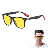 Nachtsichtbrille zum Autofahren Polarisierte Sonnenbrille Gelbe Gläser,...