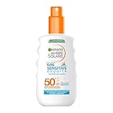 Garnier Sonnencreme LSF 50+ für Kinder, Wasserfest und resistent gegen Sand,...