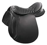 AMKA Kaltblutsattel 18 Zoll Wanderreitsattel mit weichem Rippsitz extra breit...