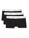 Calvin Klein Underwear Herren Hüft-Shorts 3er Pack - Cotton Stretch, Schwarz...