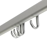 Sealskin Easy Roll Duschvorhangstange, Komplett-Set inkl. Duschstange,...