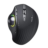 ProtoArc EM01 Bluetooth Trackball Maus Kabellos Wireless, RGB 2.4GHz...