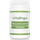 Weizenkeimöl 120 Kapseln - kaltgepresst, hochdosiert - enthält von Natur aus...