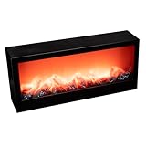 Ideen mit Herz LED-Kamin | Deko Kaminfeuer | elektrisch | batteriebetrieben |...