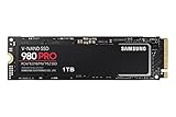 Samsung 980 PRO NVMe M.2 SSD, 1 TB, PCIe 4.0, 7.000 MB/s Lesen, 5.000 MB/s...