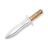 Joker Jagdmesser Jabali CO110, Griff aus Olivenholznholz, Gürtelmesser mit 25...
