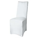 Beautissu Bankett Stuhlhusse 45x90 cm - Leona Elegante Stretch Husse für...