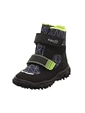 Superfit Jungen HUSKY warm gefütterte Gore-Tex Schneestiefel, SCHWARZ/HELLGRÜN...