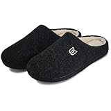 Filzpantoffeln Herren Hausschuhe Pantoffeln im Herbst und Winter Slipper Unisex...