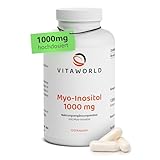 vitaworld Myo-Inositol hochdosiert - 1000mg pro Kapsel, der besondere...