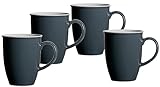 Kaffeebecher-Set Doppio, 4-teilig, Anthrazit