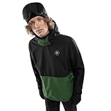 SIROKO - Snowboardjacke W1 Evergreen - L - Schwarz/Grün