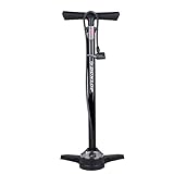 Dunlop Fahrradpumpe mit Manometer - Luftpumpe Fahrrad mit 2 Adaptern - für Alle...