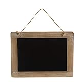 Logbuch-Verlag Kleine Kreidetafel Holztafel Tafel für Kreide zum Aufhängen 29...