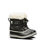 Sorel KIDS YOOT PAC NYLON WATERPROOF Schneestiefel für Unisex Baby, Schwarz...
