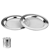 XZMCAT 2 Stück Räuchersieb Edelstahl Ø10 cm, Siebe für Duftlampen...
