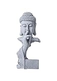 Buddha-Statue für Zen-Dekor, Meditations-Buddha-Heimdekoration, dekorative...