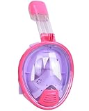 Wsobue Tauchmaske für Kinder,Vollmaske Schnorchelmaske 180° Sichtfeld mit...