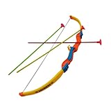 Kinder Pfeil und Bogen 39cm Sportbogen mit 3 Sicherheitspfeilen Archery STUWU