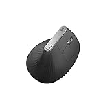 Logitech MX Vertical, Ergonomische Kabellose Maus, Bluetooth und 2.4 GHz...
