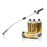 Gazcamp Unkrautbrenner, 76 cm, 1000°C, Piezo-Zündung und für für MSF-1A...