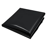 wowspeed Premium PVC Teichfolie 6M X 6M, Schwarz HDPE Teichfolien Schwerlast,...