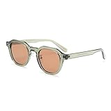 kachawoo TR90 Polarisierte Sonnenbrille für Frauen Mens Square Polygon Retro...