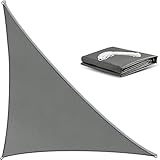 Fidrisen sonnensegel dreieckig 3 x 4 x 5m , Anthrazit ,rechtwinklig Sonnensegel...