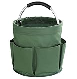 Maximex Universal Reinigungs-Caddy Grün, 16l Hauptfach mit 6 Taschen für...