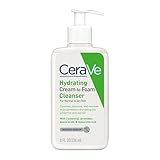 CeraVe Creme-zu-Schaum Reinigung, Feuchtigkeitsspendende Reinigungscreme, Für...