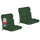 Beautissu 2er Set Niedriglehner Auflagen Set Flair NL Stuhlauflage 100x50x8cm...